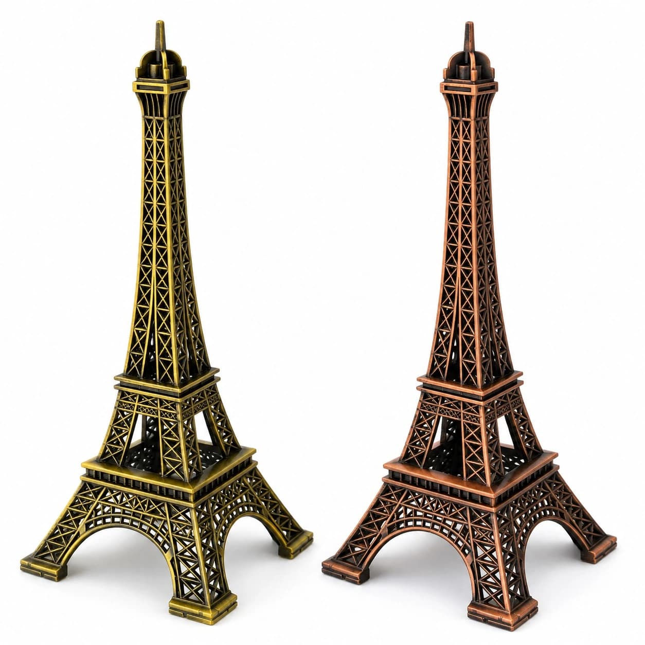Mini Eiffel Tower Showpiece (antique Finish) | Paris Souvenir Statue | Metal Decorative Tabletop Model | Home & Office Décor | Gift Collectible