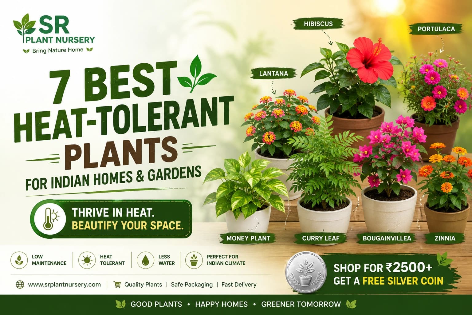 7 Best Heat-Tolerant Plants for Indian Homes & Gardens in 2026